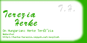 terezia herke business card